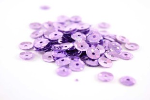 Пайетки с голографией 6мм 10грамм 13 сиреневый