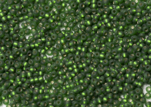 Бисер Чехия круглый 10/0 500 г 57120 зелёный матовый