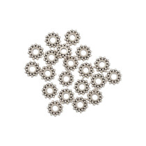 " Zlatka" Рондель MRR- 07 9 мм 20 шт 01 под античное серебро