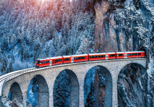 " ФРЕЯ" Пазл 2000 элемент. PZL- 2000/ 28 Мост в снежном царстве